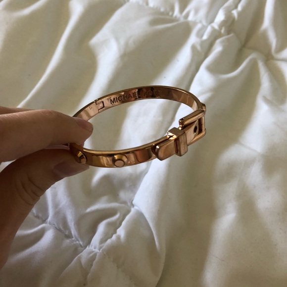 Rose Gold Michael Kors Buckle Bracelet - Picture 1 of 2